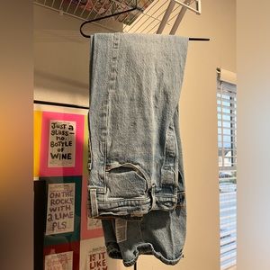 levi’s ribcage straight leg jean
